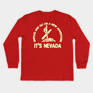 It's Nevada Kids Long Sleeve T-Shirt